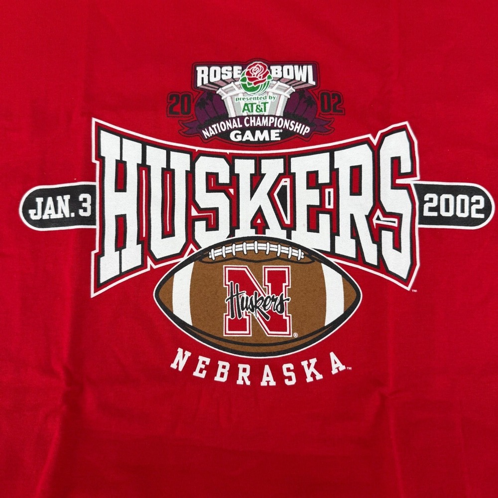 Briar Creek Nebraska Huskers 2002 Rose Bowl National Championship T-Shirt Mens L - Picture 2 of 8